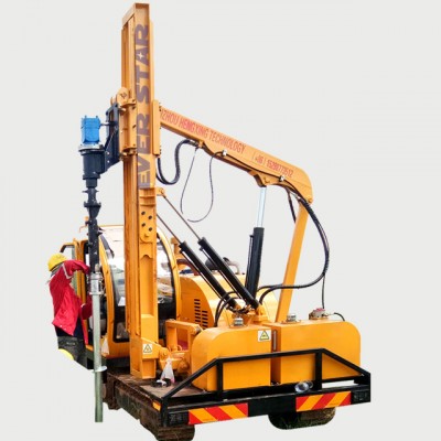 HXR26D/36D series solar pile driver machine with hydraulic hammer