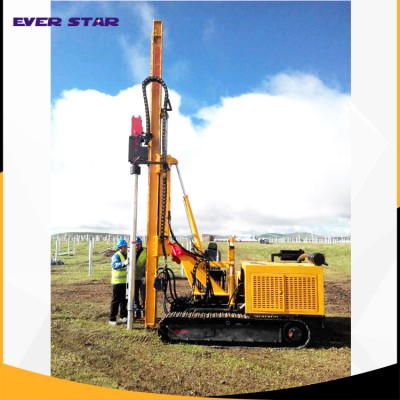 Construction Hydraulic Mini Auger Drilling Machine Pile Driver For Sale